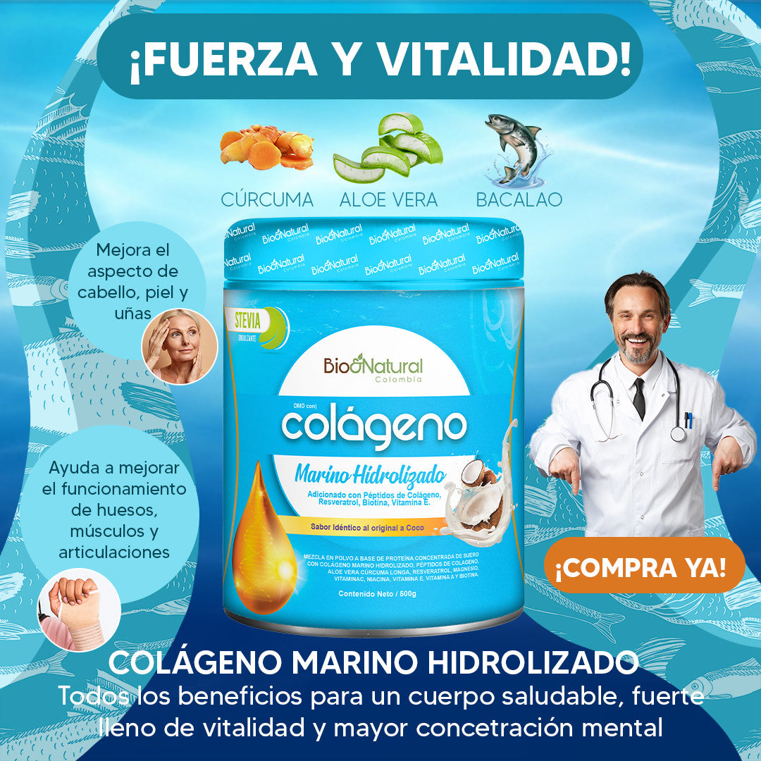 Colágeno Marino Hidrolizado X 500 Gr.