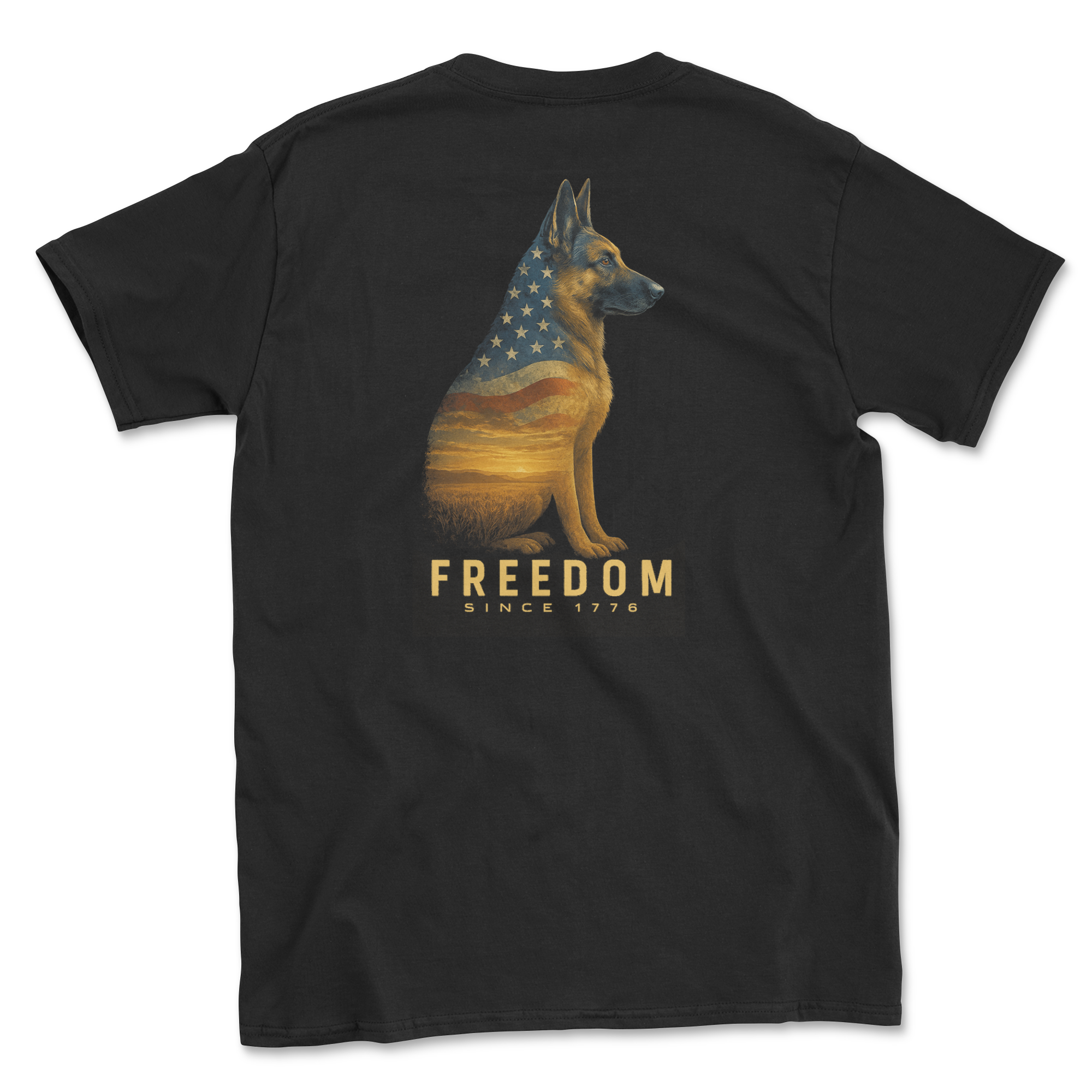 Freedom Shepherd (Adult Short Sleeve T-Shirt) Super Sale