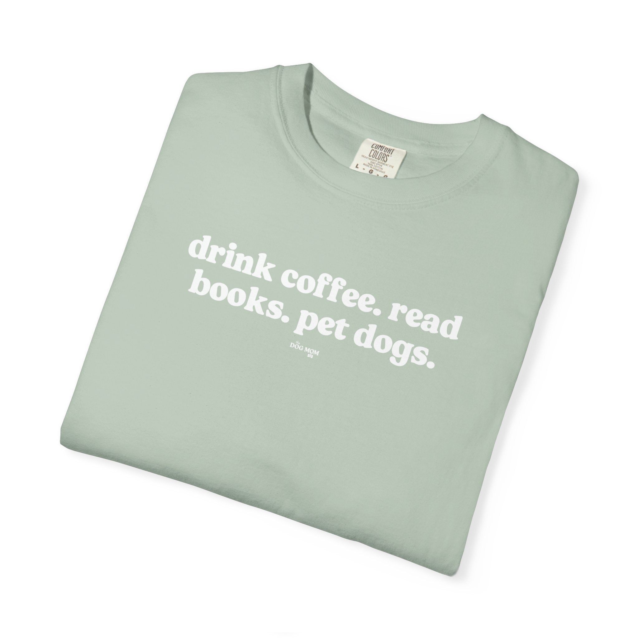 Books Coffee Dogs Tee