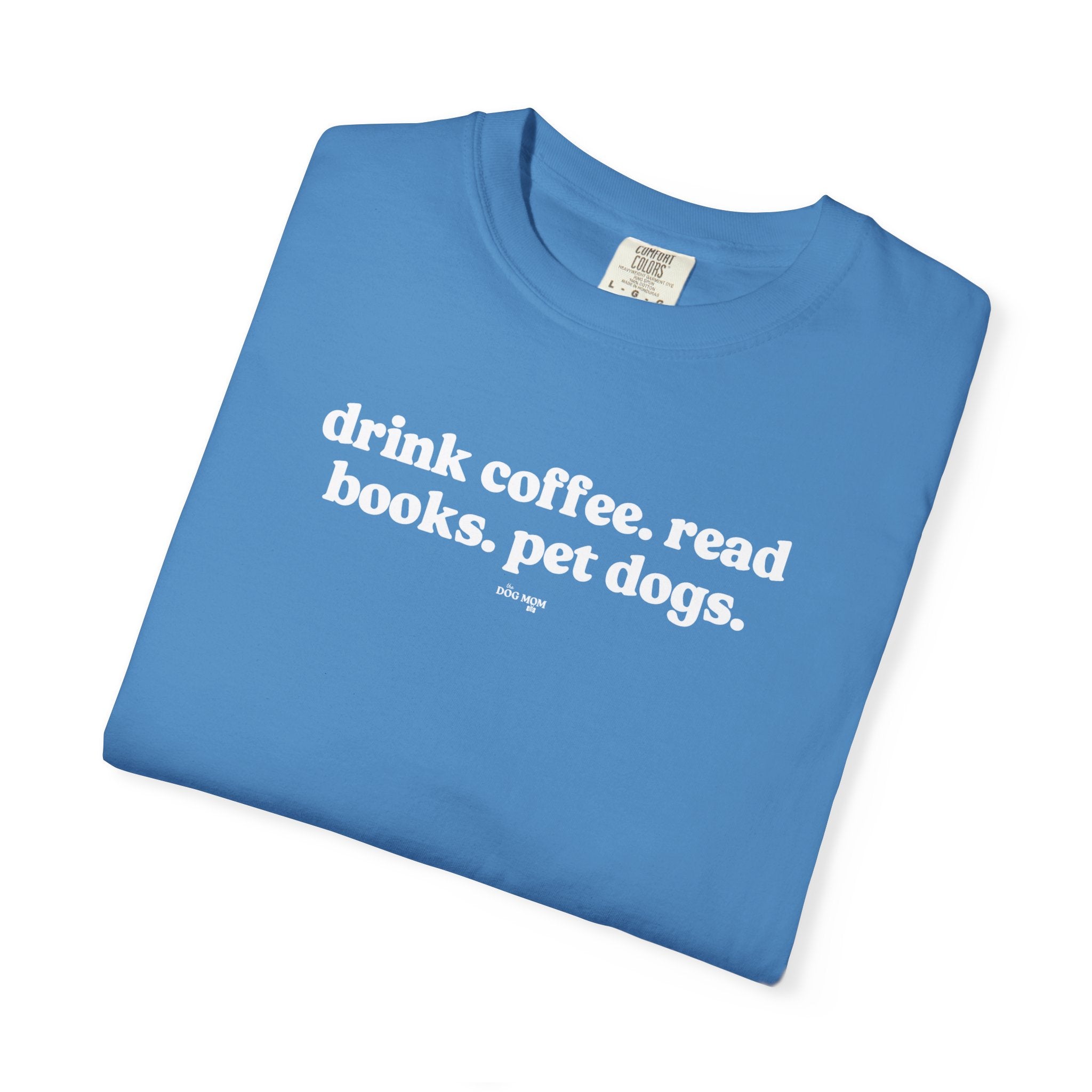 Books Coffee Dogs Tee