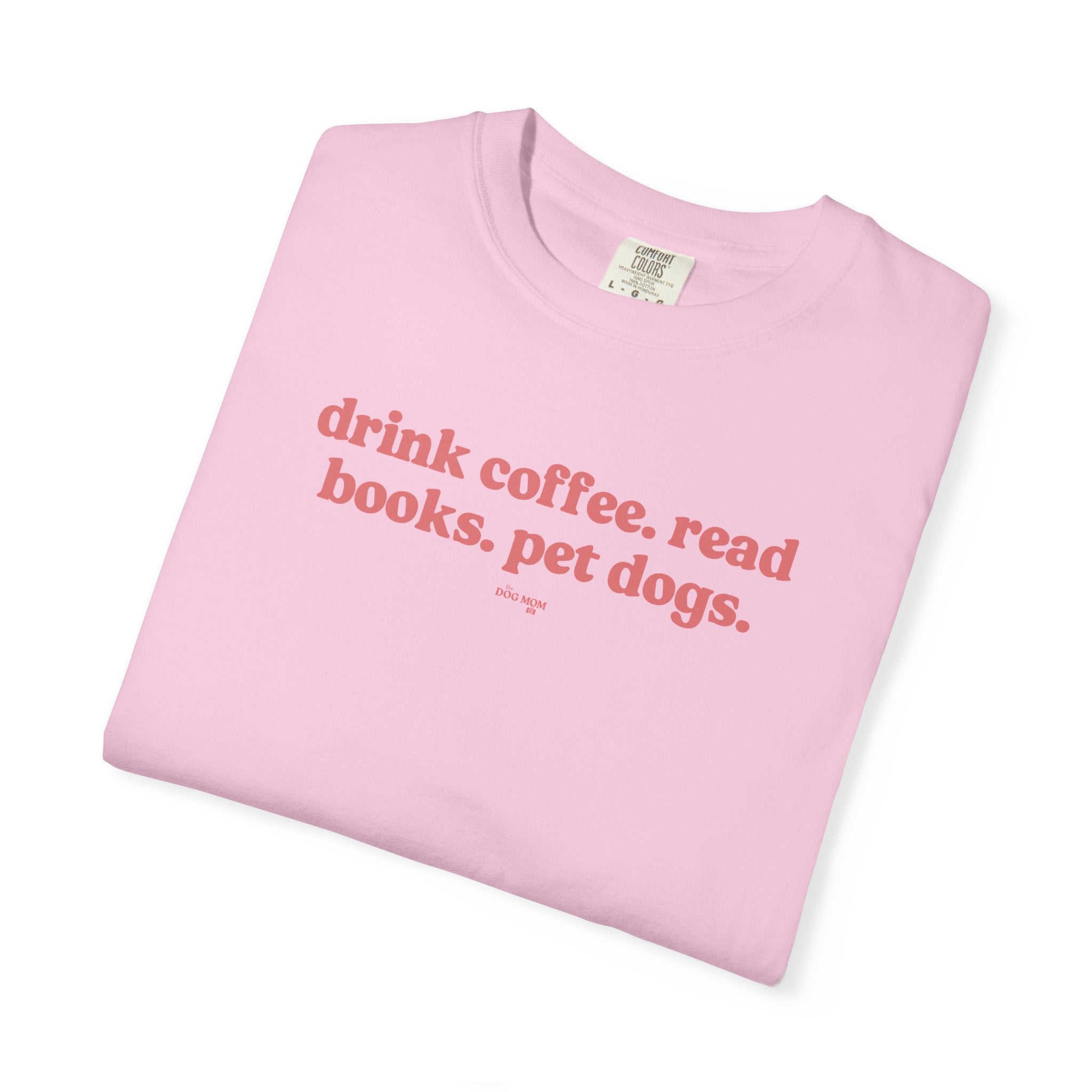 Books Coffee Dogs Tee