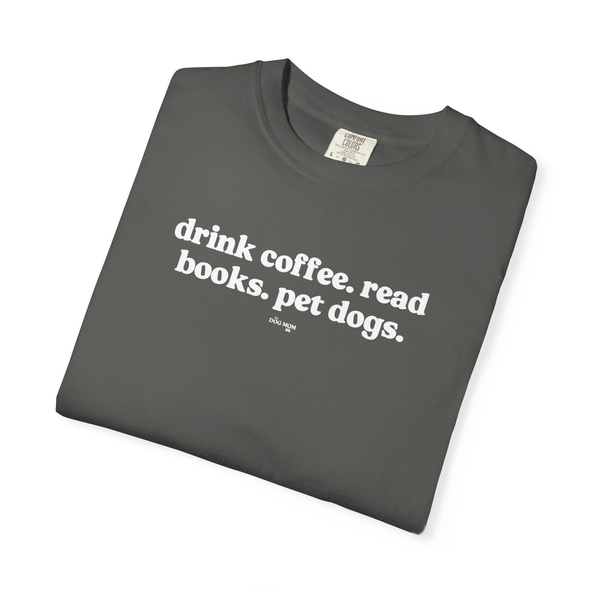 Books Coffee Dogs Tee