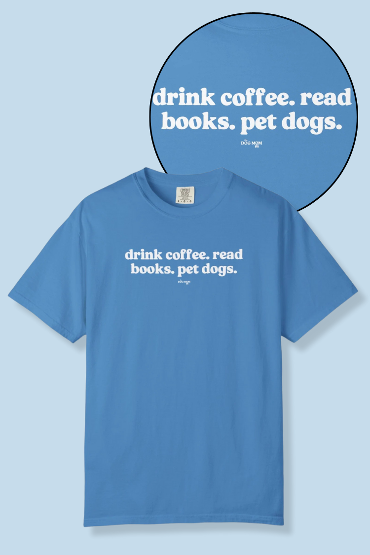 Books Coffee Dogs Tee
