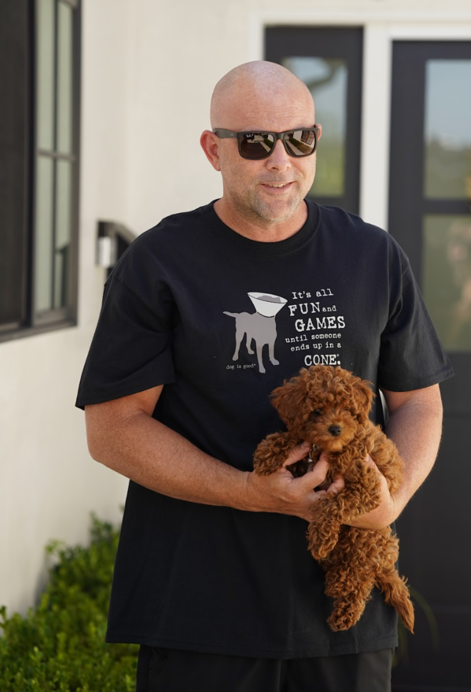 T-shirt: It’s All Fun and Games Until Someone Ends Up in a Cone® (Black)