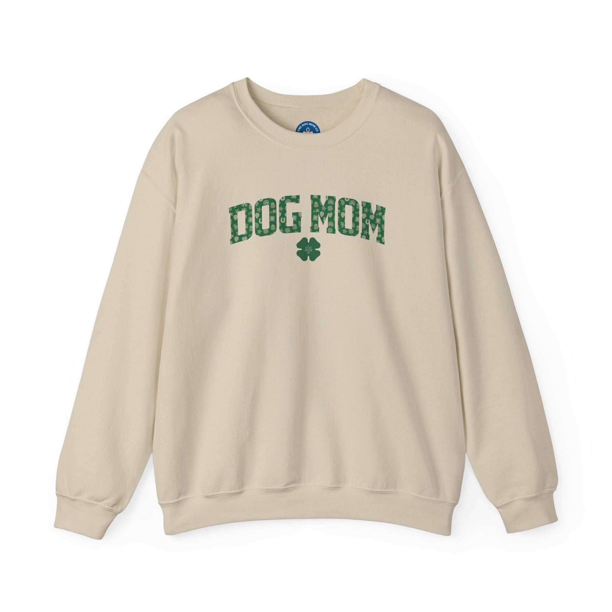 Green Lucky Charms Dog Mom Sweatshirt